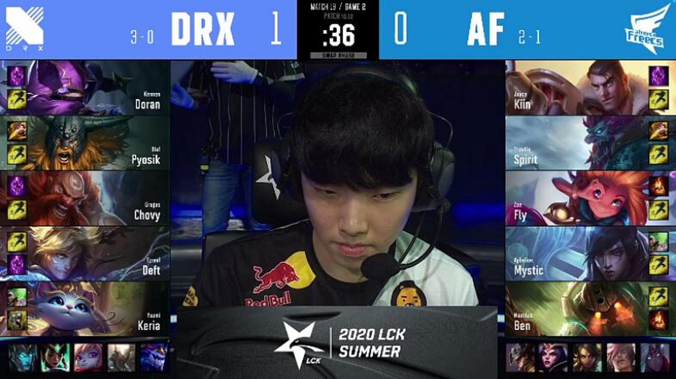 关于V5逆转FLY，Chovy统治全场的信息